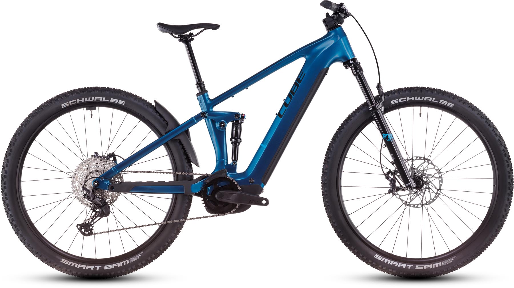 Cube Stereo Hybrid ONE22 SLX 800 electricblue n black 2025 - VTT tout suspendu électrique