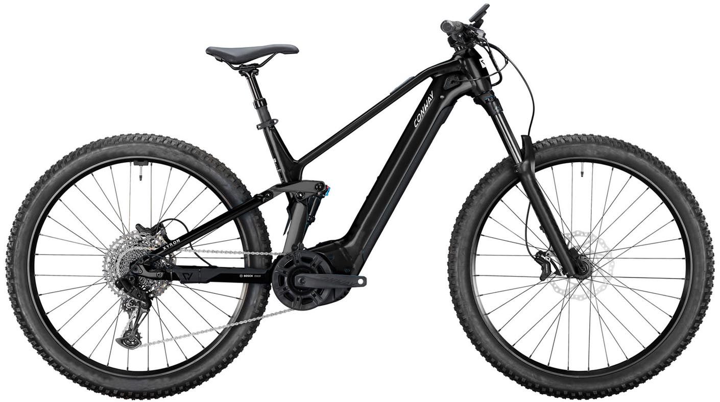 Conway Xyron ST 4.0 800Wh black / black 2025 - VTT tout suspendu électrique