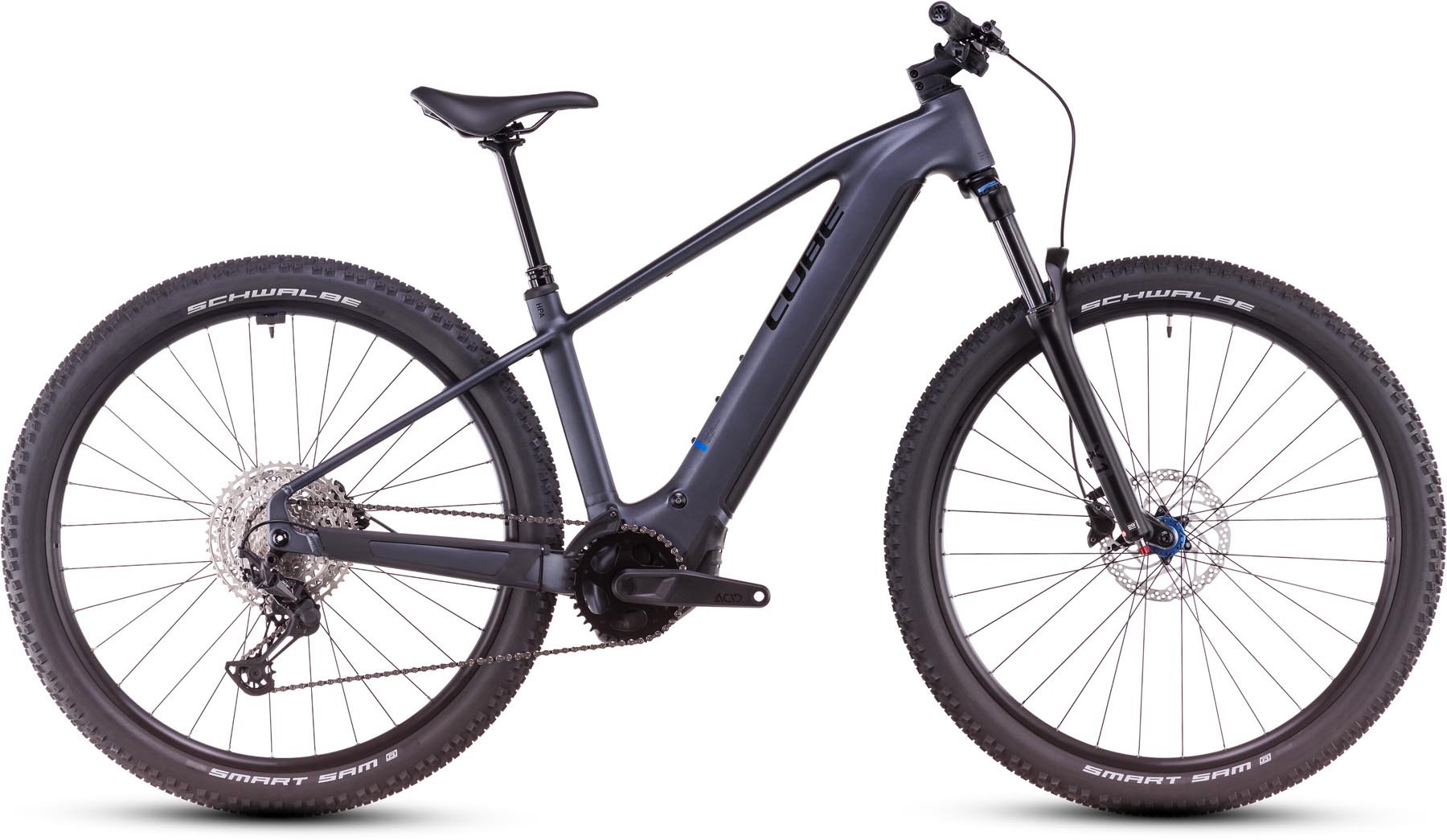 Cube Reaction Hybrid Pro 800 metallicgrey n black 2025 - VTT semi-rigide électrique