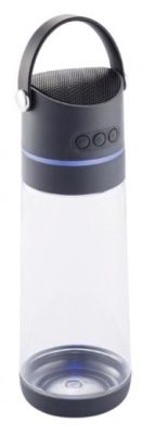 Gourde XD Xclusive avec haut-parleur & lumière d'ambiance, env. 650 ml - Anthracite