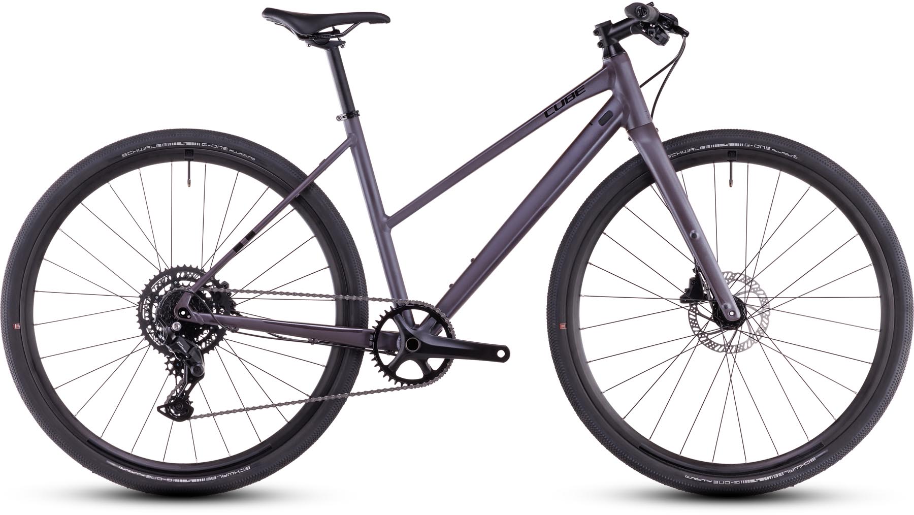Cube Nulane ONE mineralgrey n black 2025 - Vélo fitness Femme
