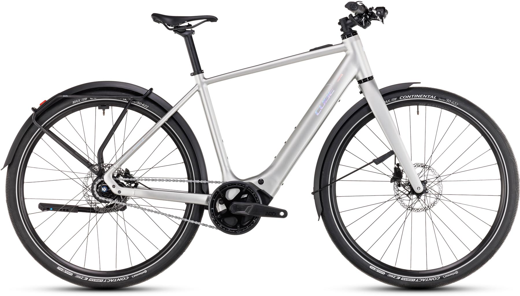 Cube Editor Hybrid SLX FE 400X sleekgrey n spectral 2025 - Vélo fitness électrique Homme