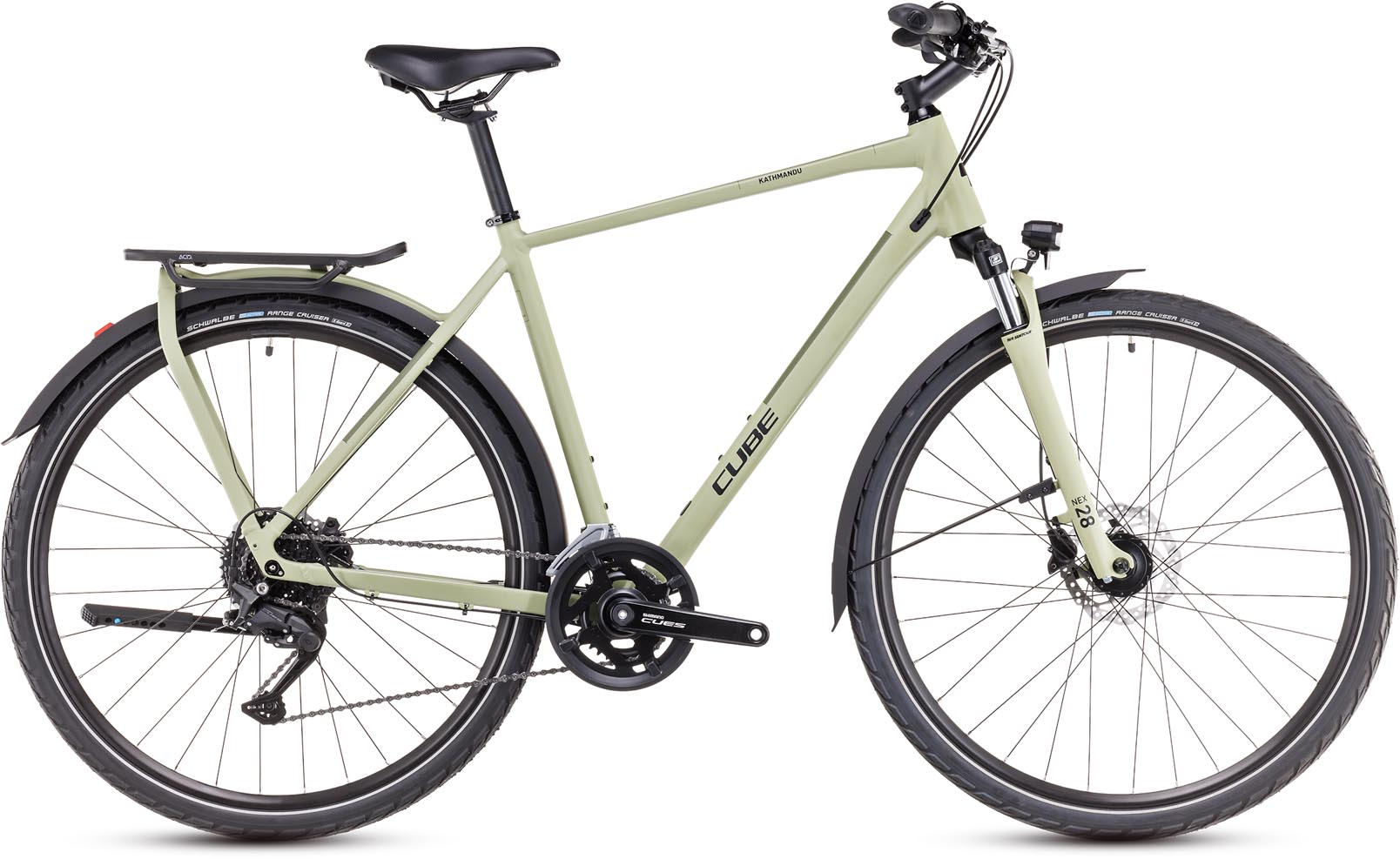 Cube Kathmandu ONE green n black 2024 - Vélo trekking Homme