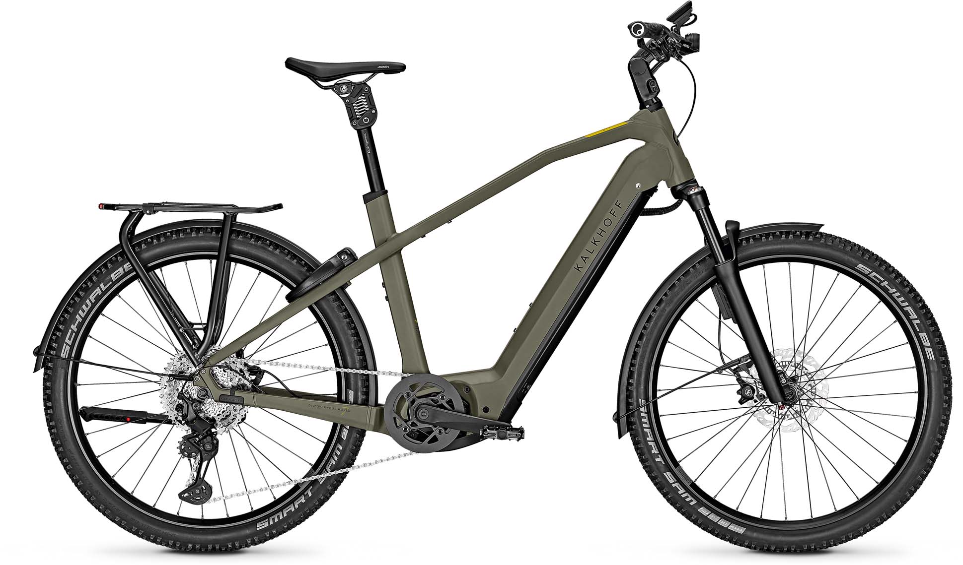 Kalkhoff Entice 7.B Advance+ ABS urbangreen matt 2024 - VTT semi-rigide ?lectrique