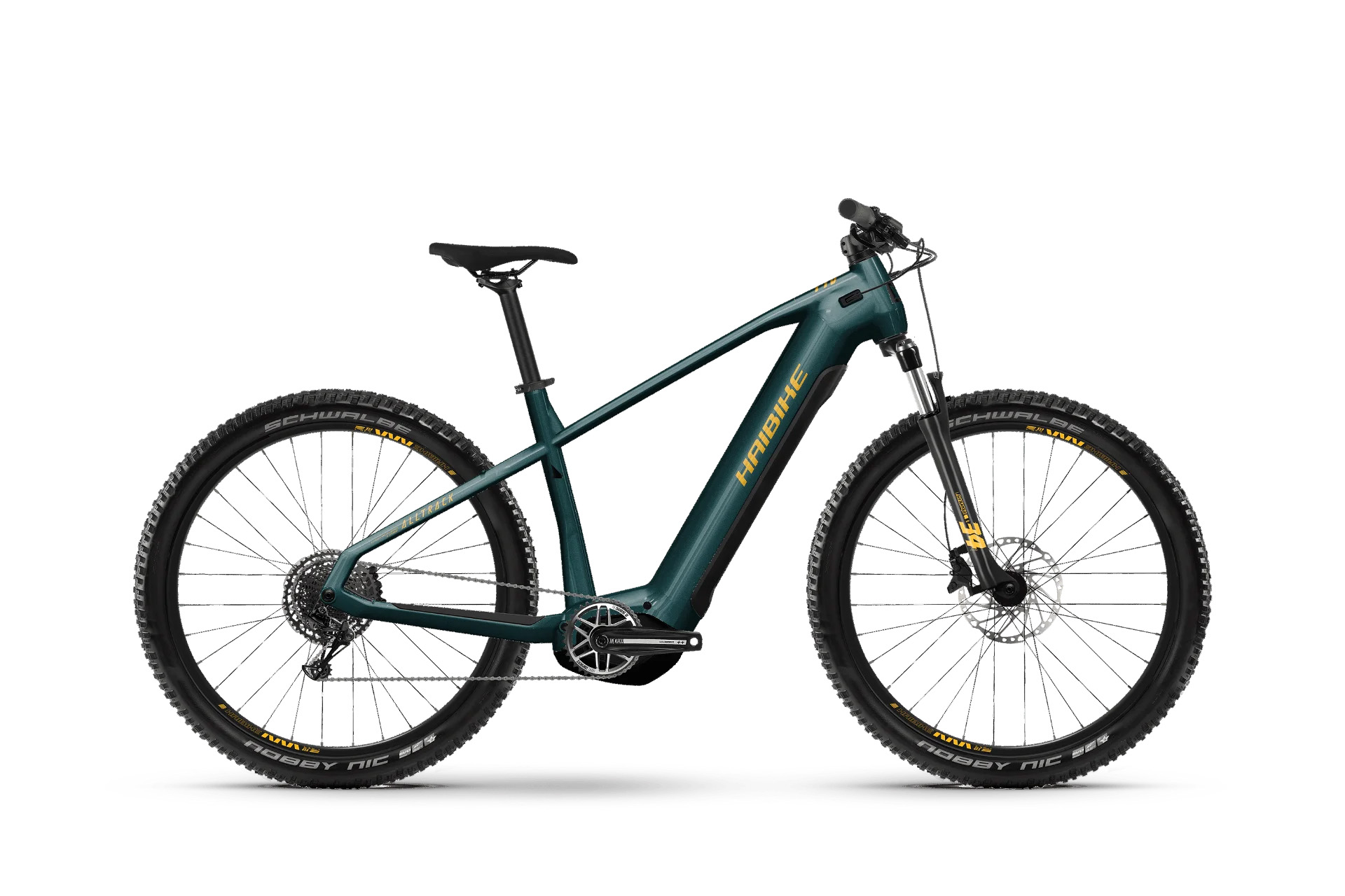 Haibike AllTrack 6 29 ocean / orange / black gloss 2024 - VTT semi-rigide électrique