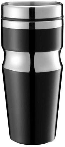 XD Design Mug thermos Contour, acier inoxydable , noir - 350 ml