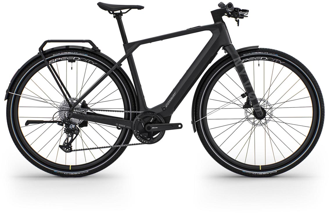 Conway Nyvon 8.0 C 400Wh black matt / reflective 2025 - Vélo électrique en terre