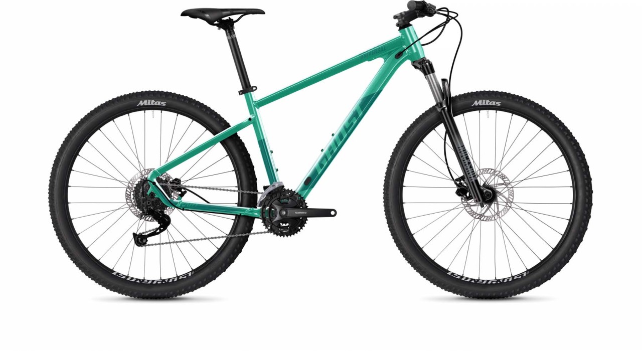 Ghost Kato Universal 27.5 AL bluegreen pearl / azur blue metallic glossy 2023 - VTT semi-rigide