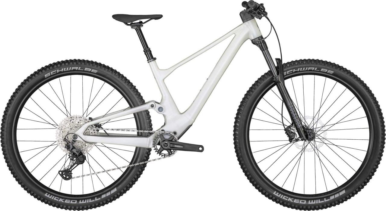 Scott Contessa Spark 930 pearl snow white / chrome 2022 - VTT tout suspendu Femme