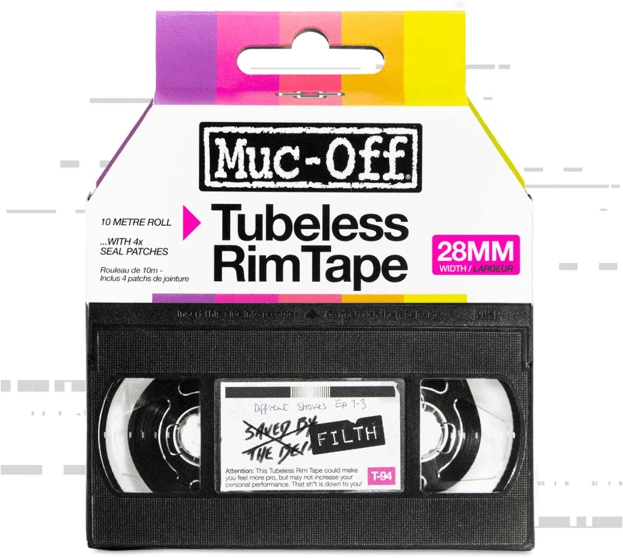 Muc-Off Rim Tape 10 m rouleau rose 28