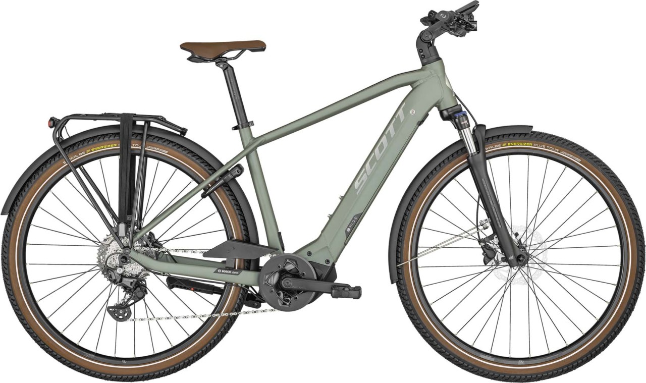 Scott Sub Sport eRIDE 20 Men Highland Green 2023 - Vélo trekking électrique Homme