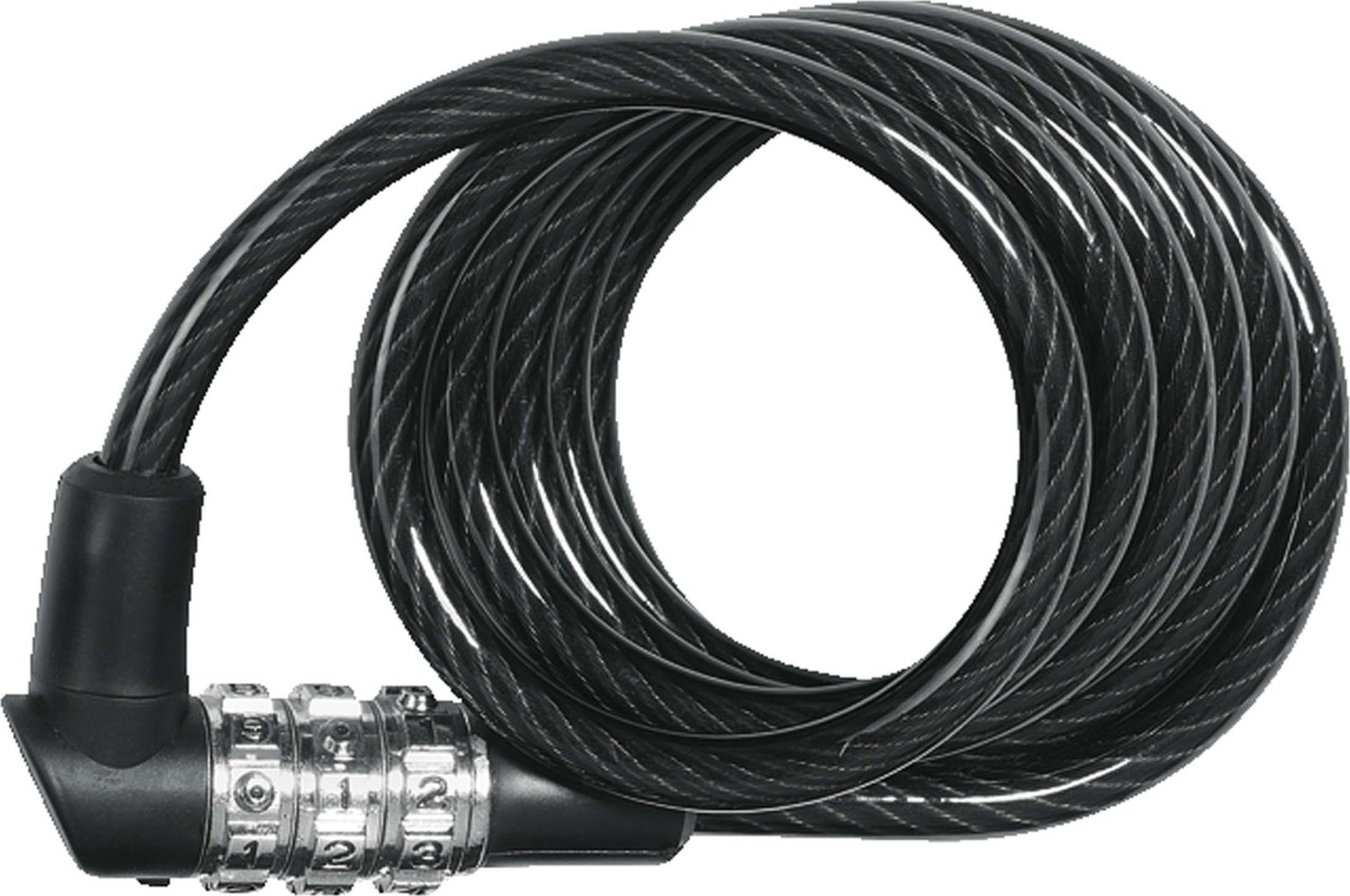 Abus Verrouillage par câble spiralé 1150/120 noir
