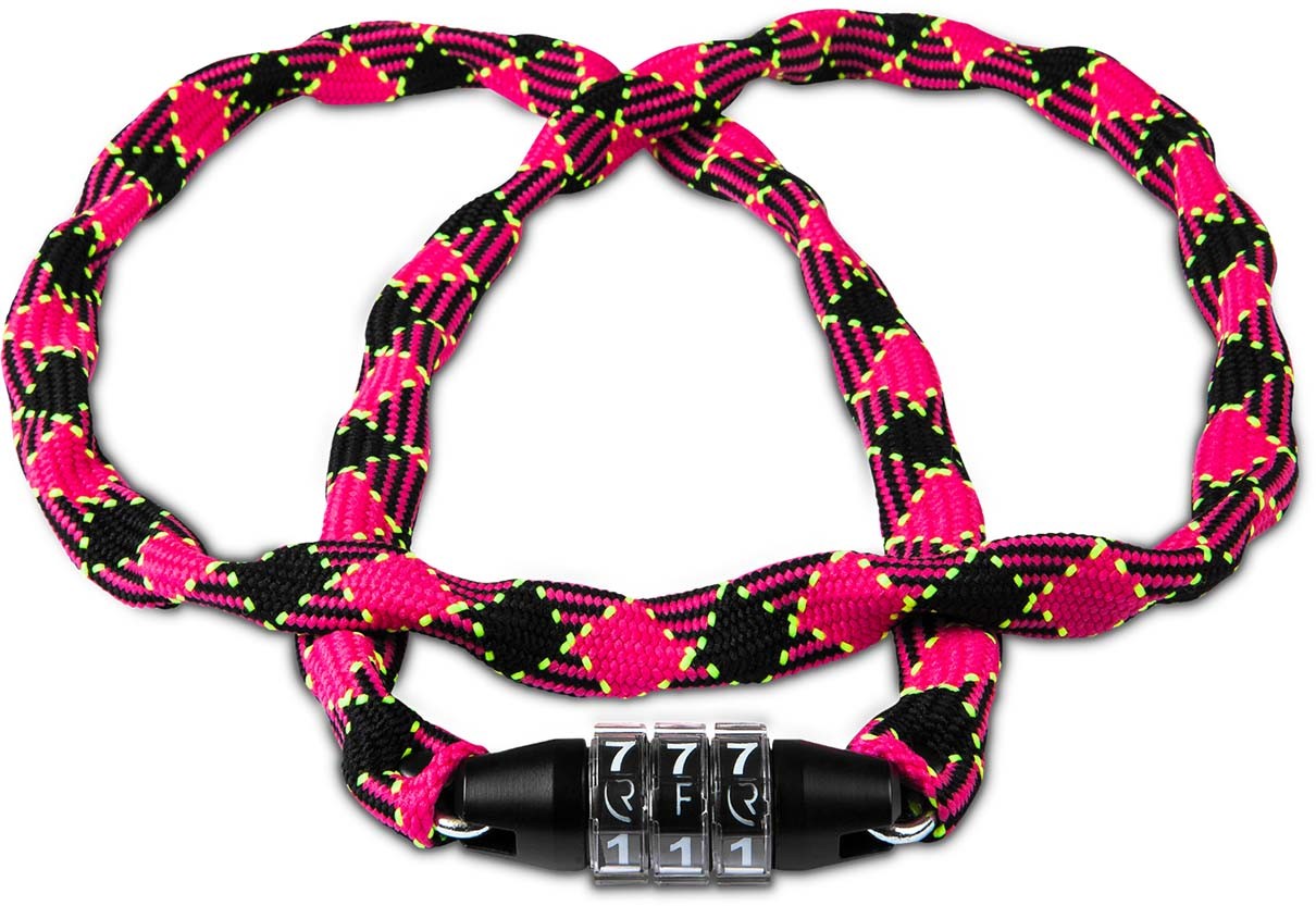 RFR Cadenas à combinaison Style CMPT rose fluo et noir