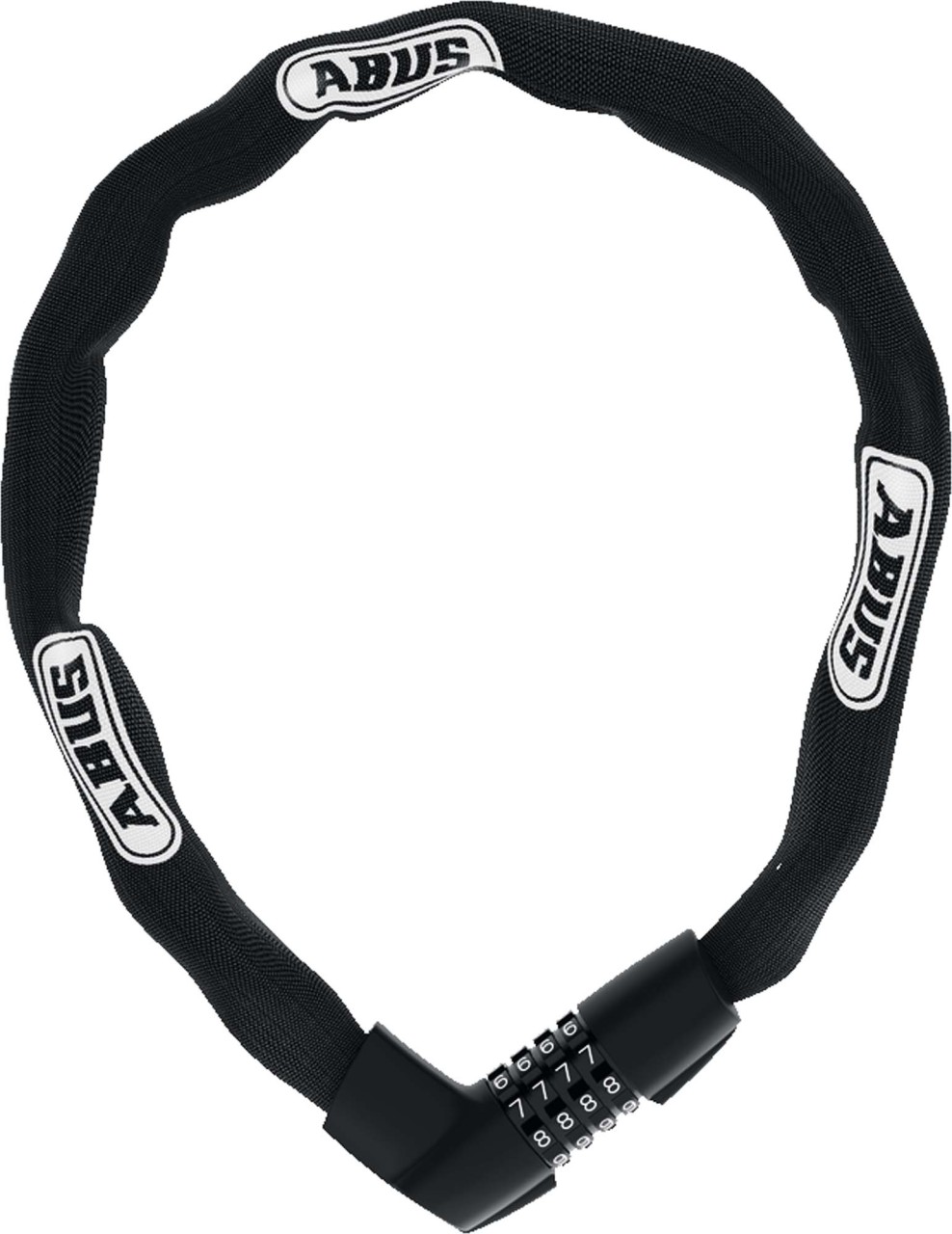 ABUS Coffre-fort à chaîne à combinaison 1385/75 6 mm noir 75 cm