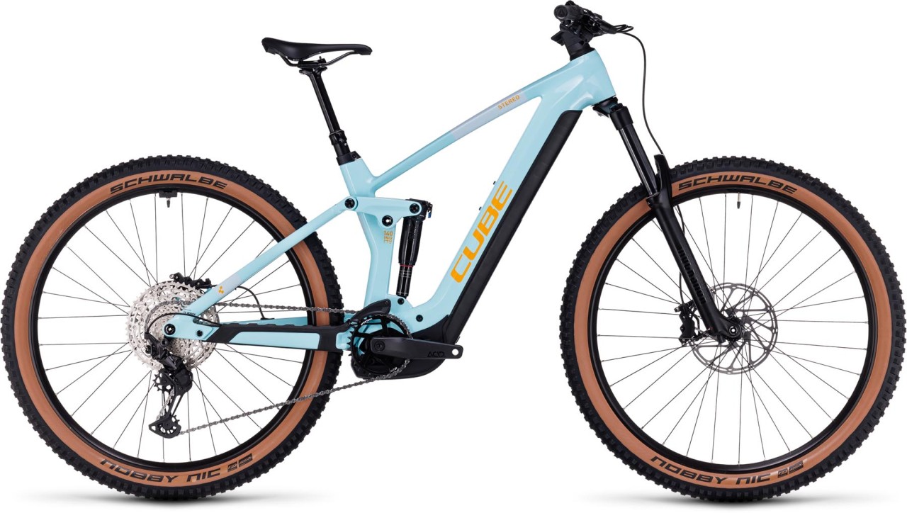 Cube Stereo Hybrid 140 HPC Race 750 dazzle n orange 2024 - E-Bike Fully Mountainbike