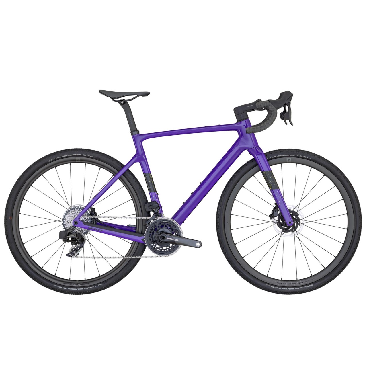 Scott Addict Gravel 10 Ultraviolet Purple 2024 - Vélo en terre