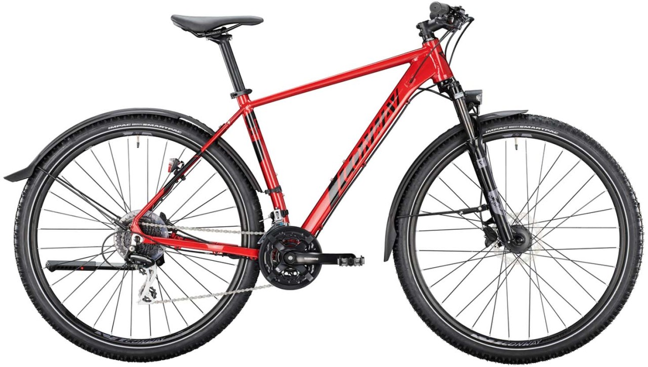 Conway MC 4.9 red metallic / black metallic 2022 - VTT semi-rigide