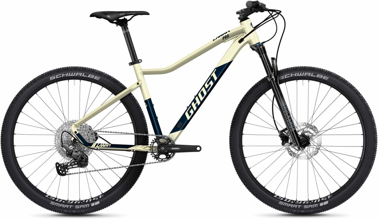 Ghost Lanao Pro 27.5 AL beige metallic / dark blue pearl matt 2023 - VTT semi-rigide Femme