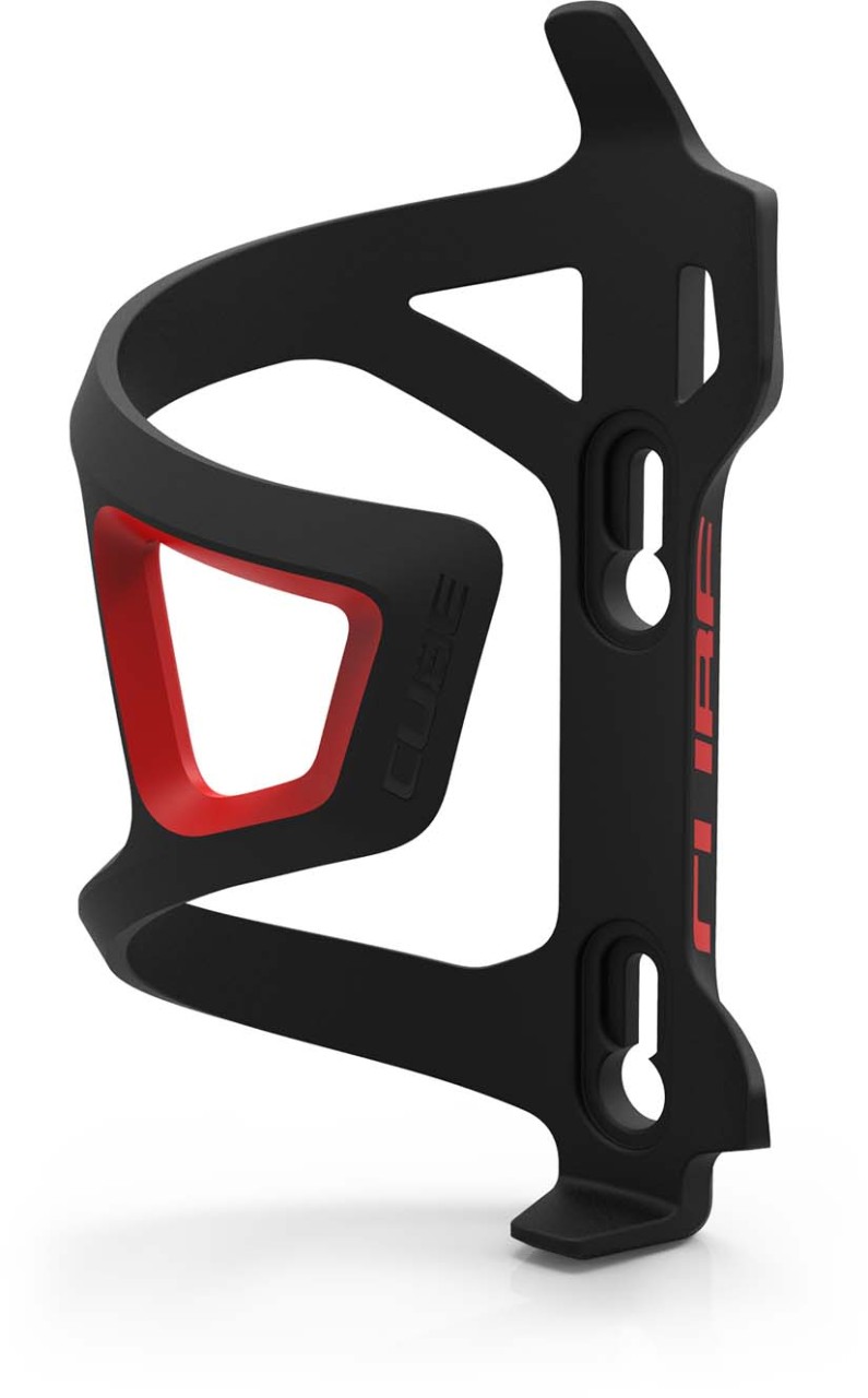 Cube HPP Sidecage porte-bidon noir et rouge