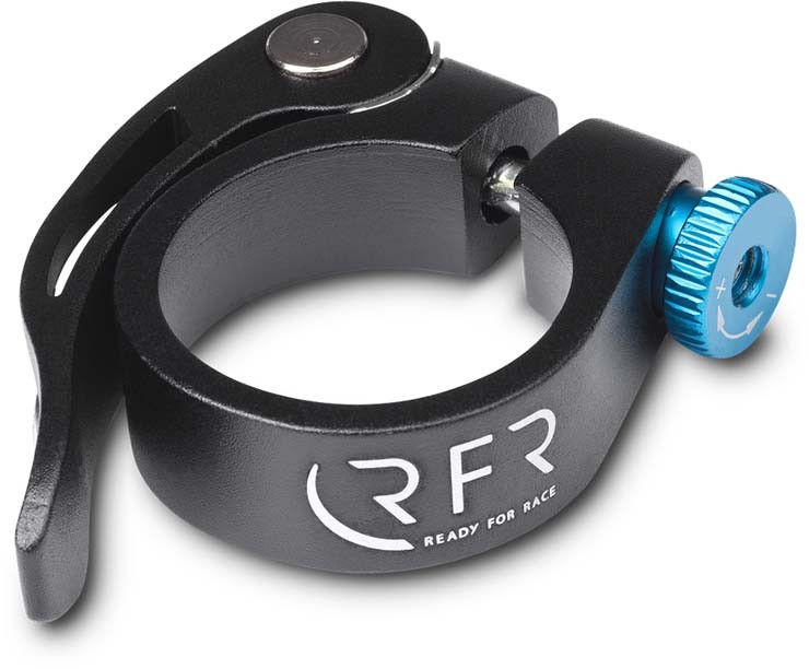 RFR Collier de selle avec blocage rapide 31,8 mm noir n bleu