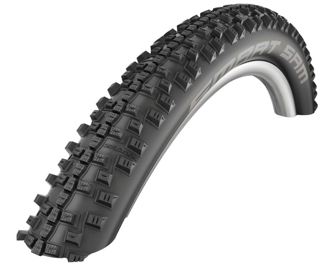Schwalbe Pneus Smart Sam, 44-622, 28 x 1,65 Black-Reflex