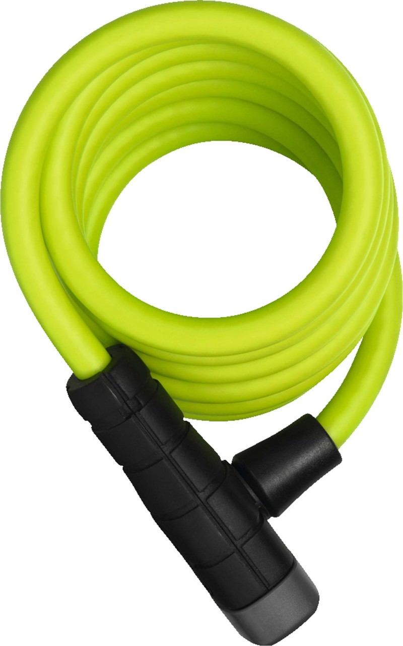 Abus Antivol à câble spiralé Primo 5510K/180/10 lime SCMU