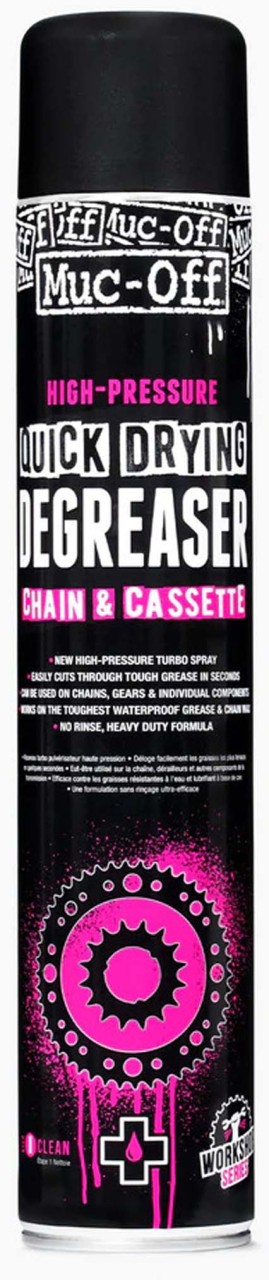 Muc-Off High Pressure Quick Drying De-Greaser WS - Dégraissant haute pression 750ml rose