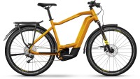 Haibike Trekking 8 metal lava/yellow gloss 2024 - V?lo trekking ?lectrique Homme