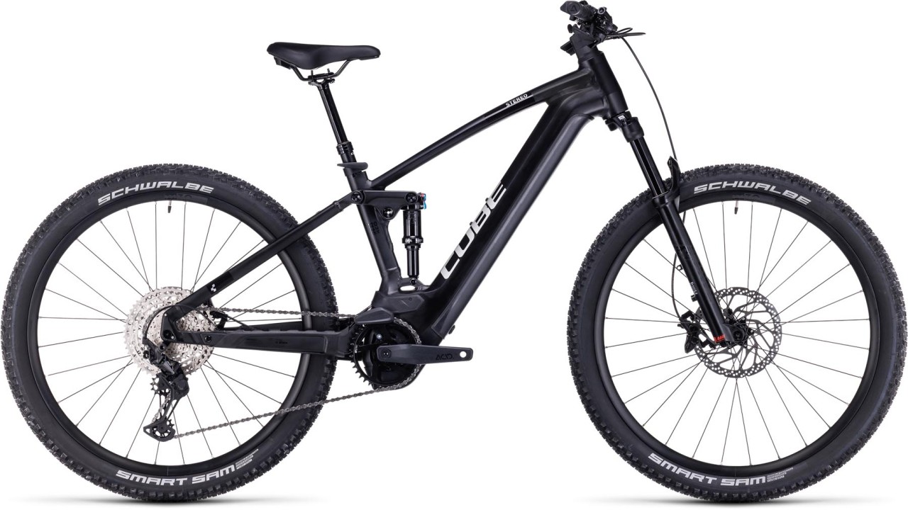Cube Stereo Hybrid 120 SLX 750 black n metal 2024 - E-Bike Fully Mountainbike