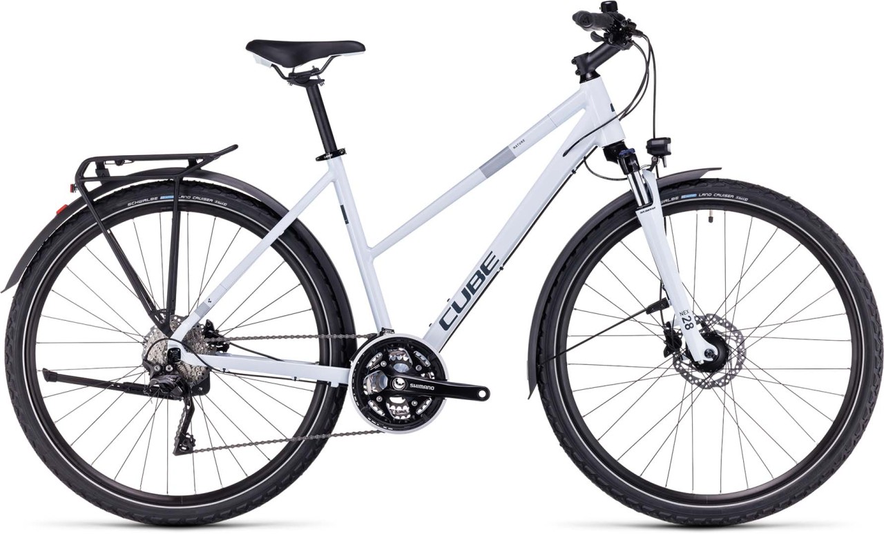 Cube Nature Pro Allroad frostwhite n grey 2023 - VTC Femme