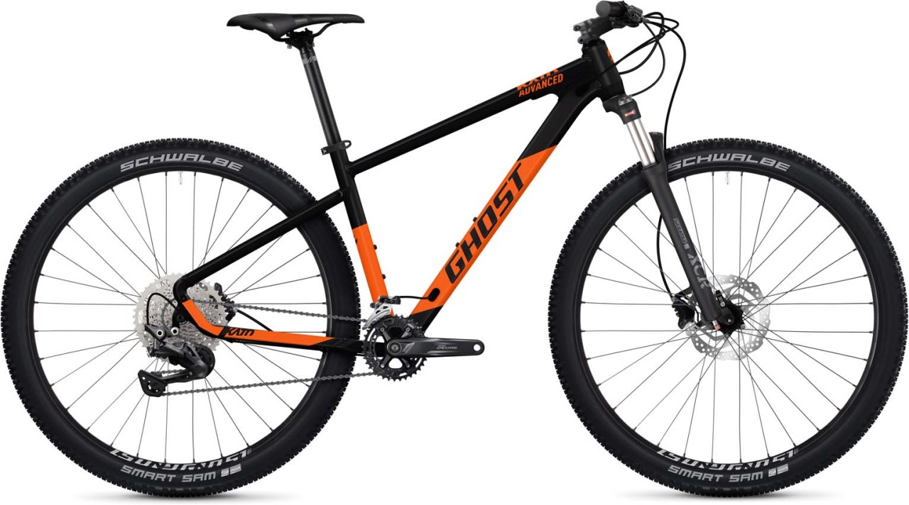 Ghost Kato Advanced 29 AL black / monarch orange matt 2023 - VTT semi-rigide