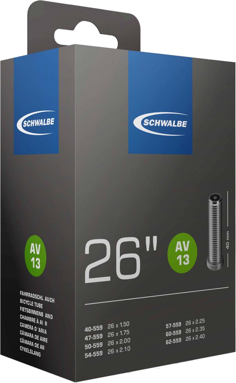 Schwalbe Chambre à air 26x1.5-2.5 S AV13 40 mm No 13 (26")