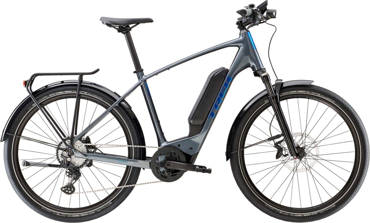 Trek Allant+ 6 725Wh galactic grey 2023 - Vélo trekking électrique Homme