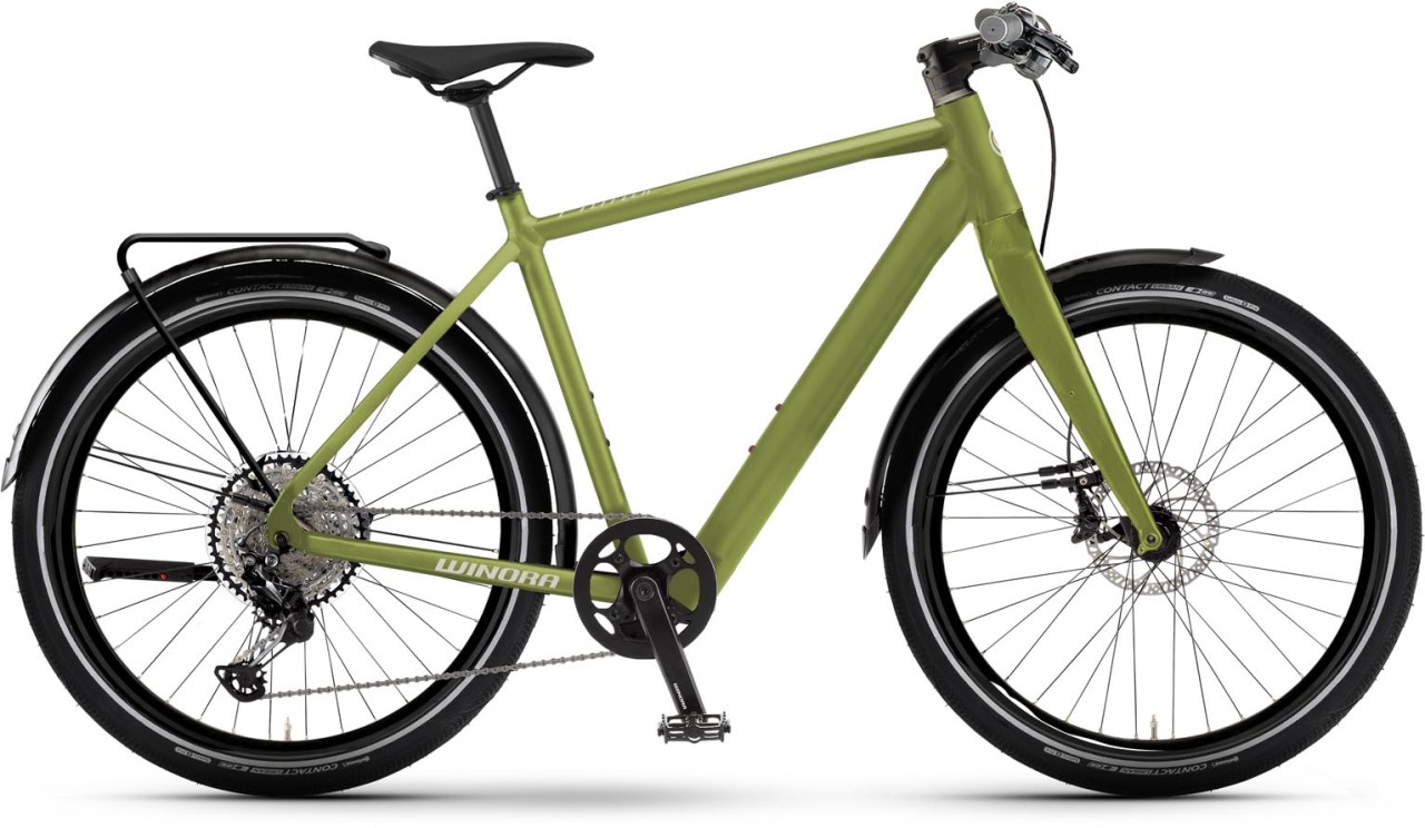 Winora E-Flitzer shamrock gloss 2024 - Vélo trekking électrique Homme