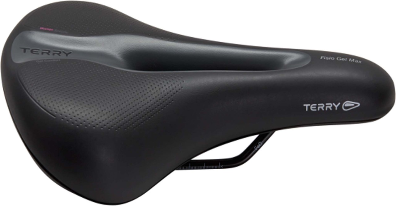 Selle de randonnée en éponge Fisio Gel Max Touring Women, noir