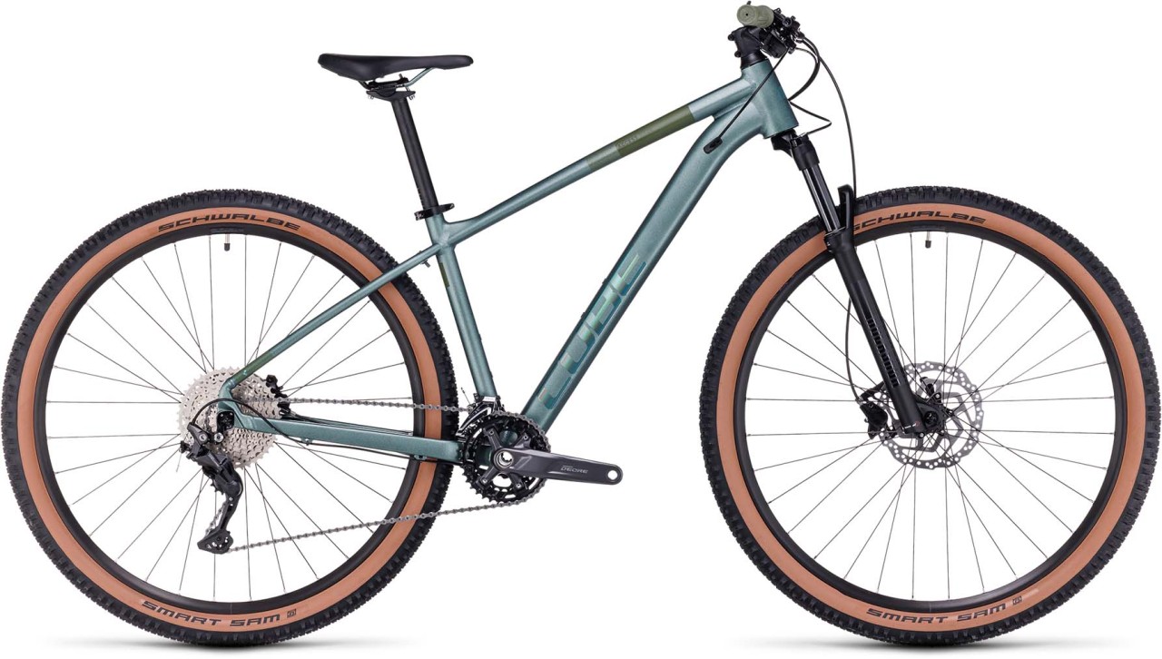 Cube Access WS Race sparkgreen n olive 2023 - VTT semi-rigide Femme