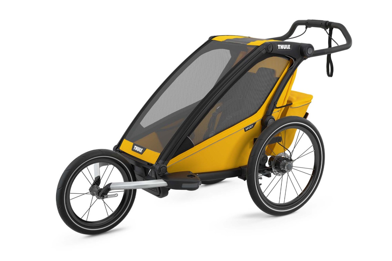 Thule Chariot Sport 1 remorque pour enfants, Spectra Yellow