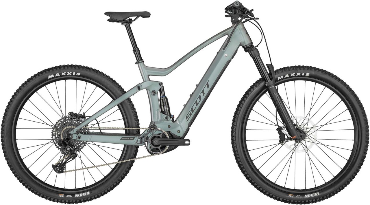 Scott Strike eRIDE 930 Prism Grey Green 2023 - VTT tout suspendu électrique