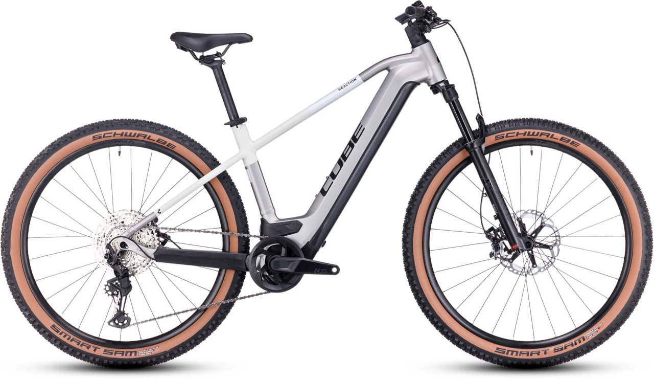 Cube Reaction Hybrid SLT 750 silver n cream 2023 - VTT semi-rigide électrique