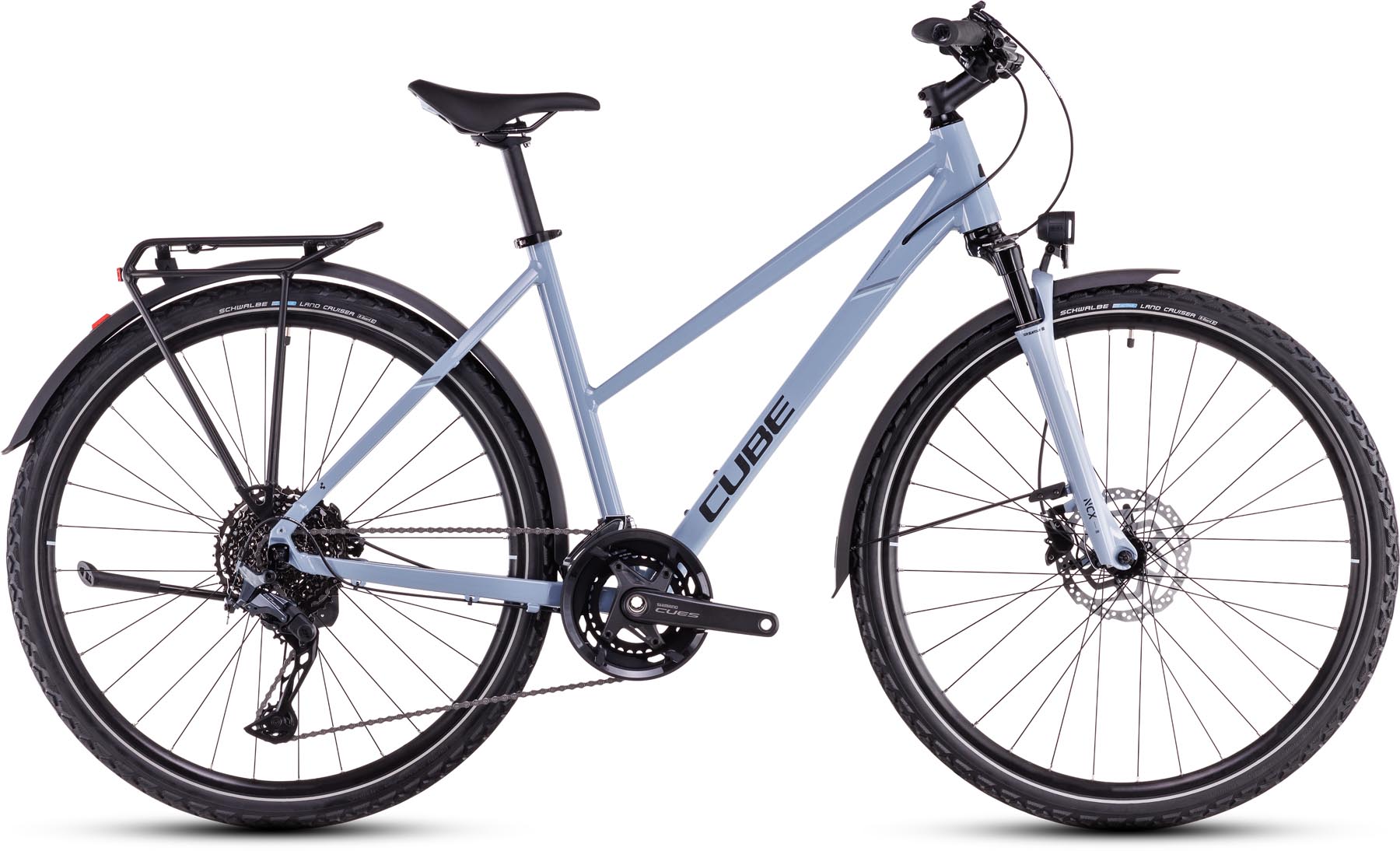 Cube Nature EXC Allroad pigeonblue n black 2025 VTC Femme MHW