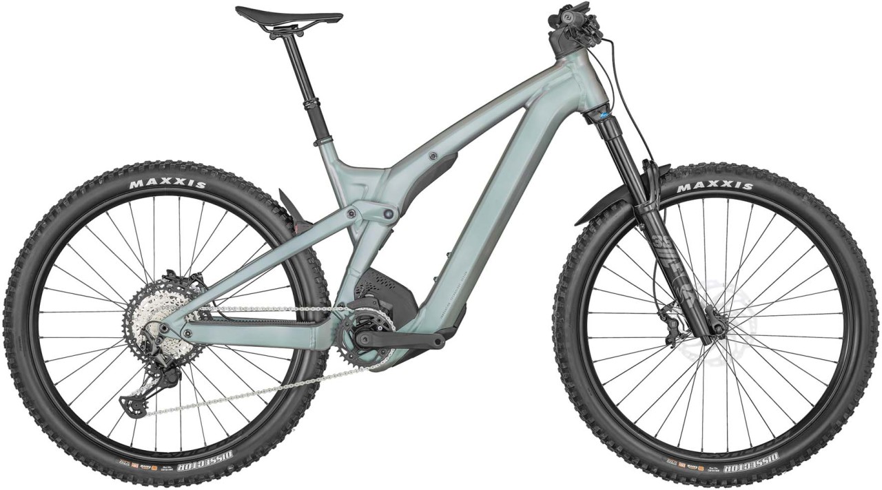 Scott Patron eRIDE 910 Prism Grey Green 2023 - VTT tout suspendu électrique