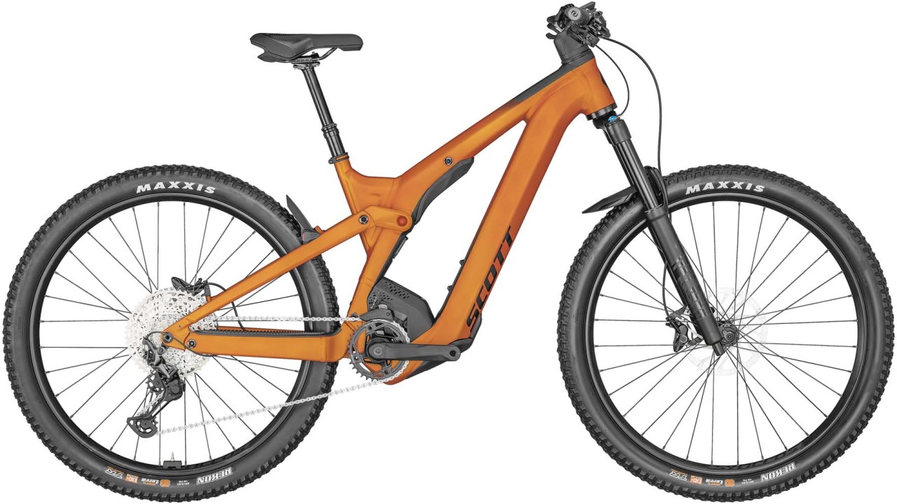 Scott Strike eRIDE 910 EVO Prism Paprika Orange 2023 - VTT tout suspendu électrique