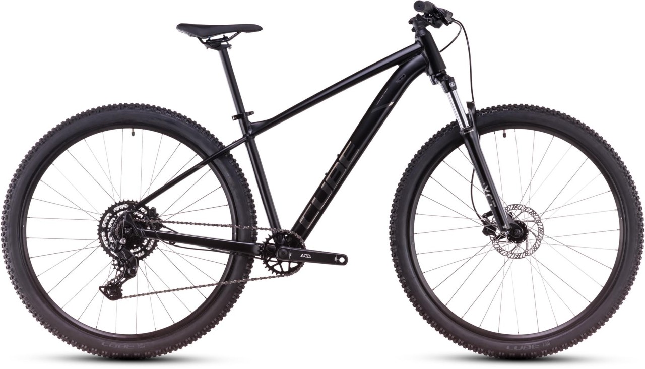 Cube Aim Pro black n slateblack 2025 VTT semi rigide MHW