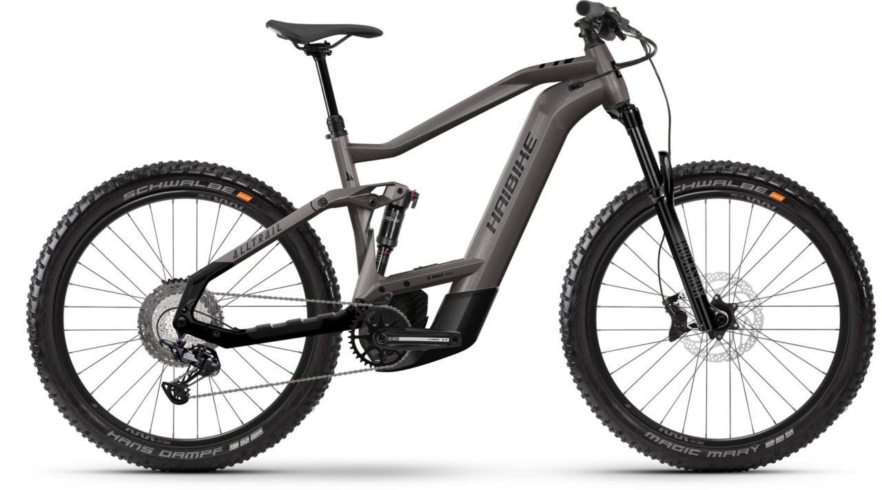 Haibike AllTrail 10 29 pebble grey/black gloss 2023 - VTT tout suspendu électrique