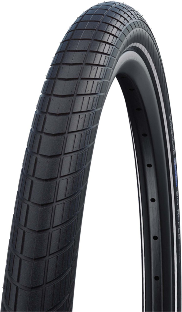 Schwalbe Pneus Big Apple 50-406 20" x 2.00, Black-Reflex