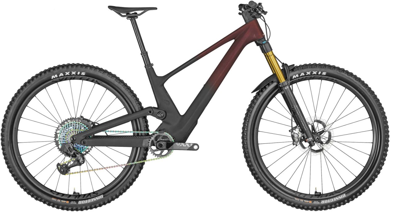 Scott Genius 900 Ultimate Candy Red Flakes 2023 VTT tout suspendu MHW
