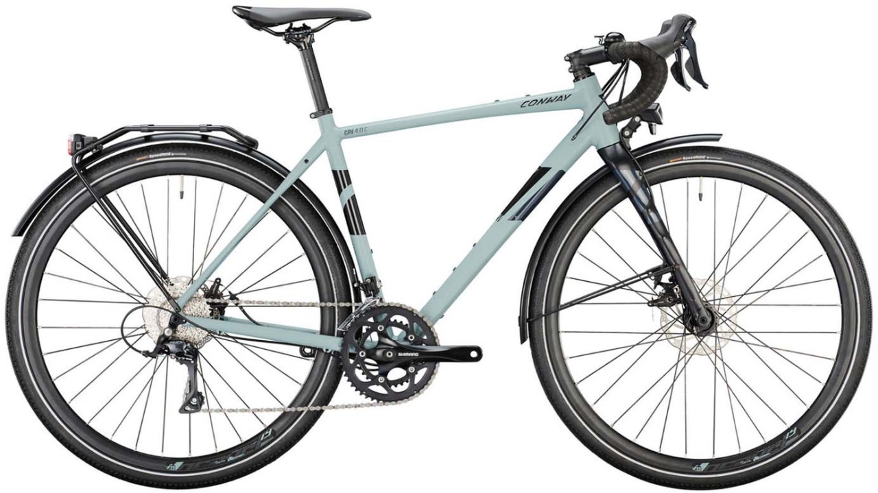 Conway GRV 4.0 C grey matt / black metallic 2022 - Vélo de cyclo-cross