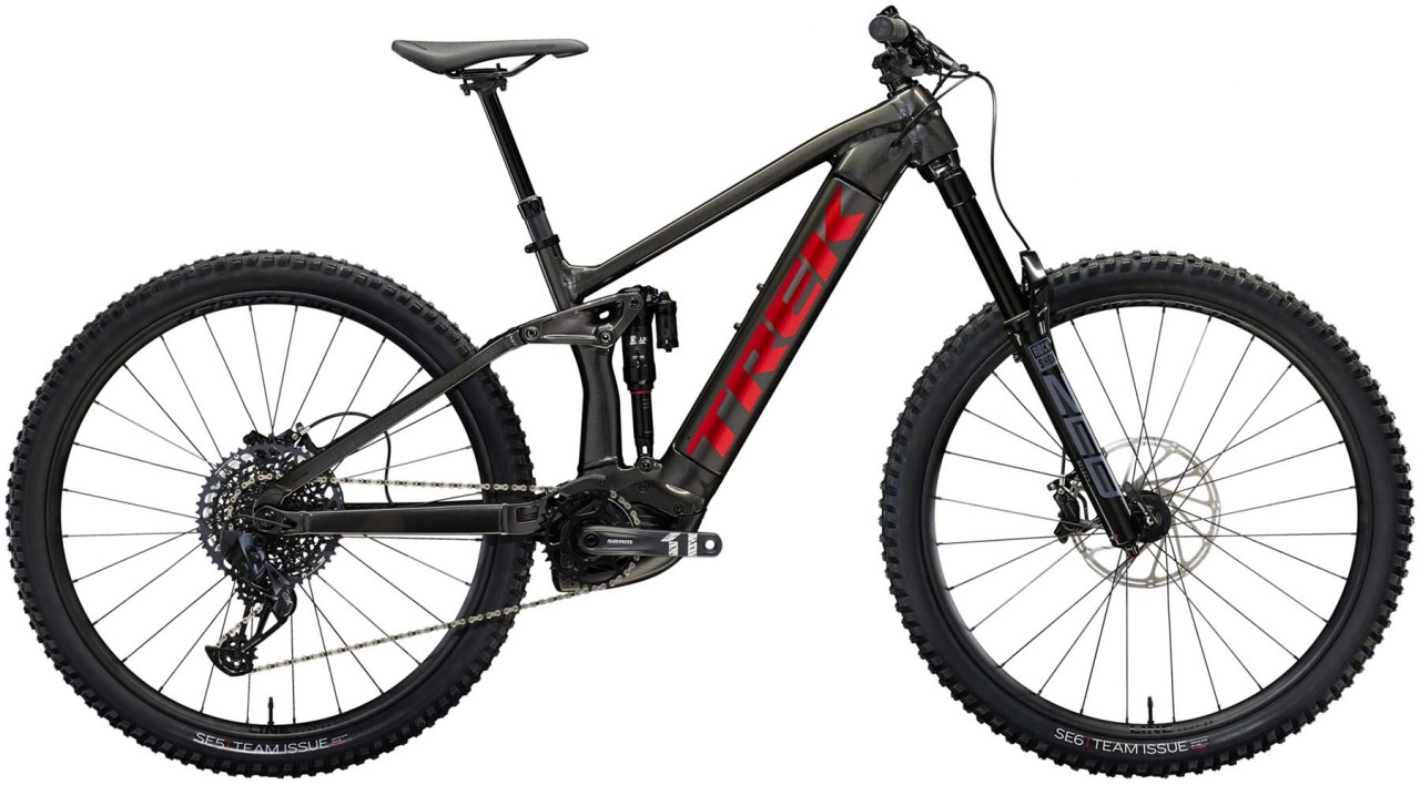 Trek Rail 9 GX AXS Gen 3 625Wh Gloss Dnister Black 2023 - VTT tout suspendu électrique