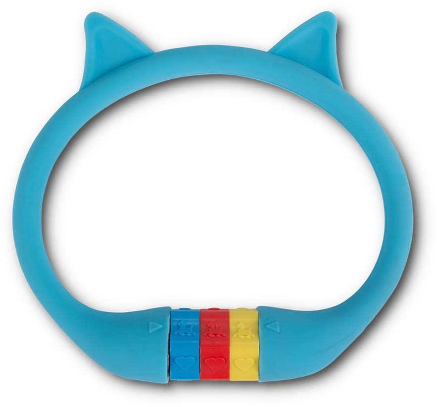RFR Serrure à câble à combinaison HPS "CAT" 10 x 350 mm bleu