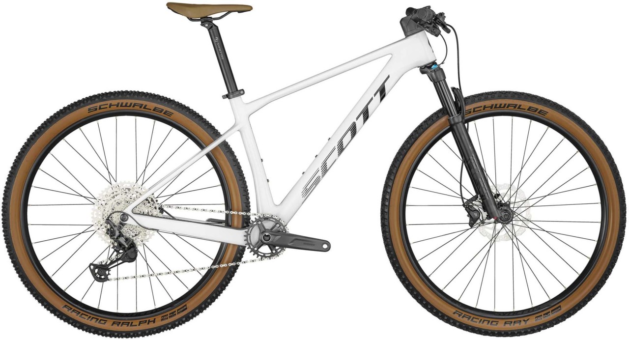 Scott Scale 930 White 2023 - VTT semi-rigide